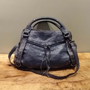 Steven Madden Denim Blue Leather Purse